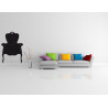Sticker mural fauteuil