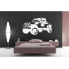 Sticker mural Jeep