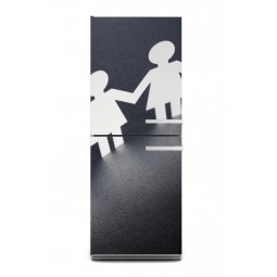 Sticker décor de frigo girlande papier, exclusivité Imprim'Déco