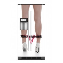 Sticker décor de frigo femme et lingerie, exclusivité Imprim'Déco