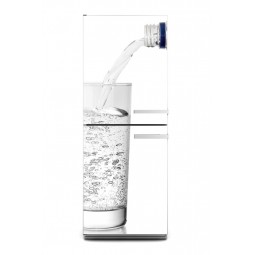 Sticker décor de frigo verre d'eau, exclusivité Imprim'Déco