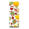 Sticker décor de frigo fruits et légumes, exclusivité Imprim'Déco