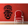 Sticker masque africain