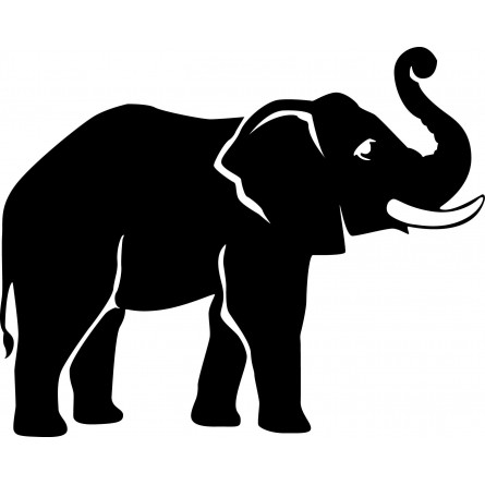 Sticker mural Eléphant