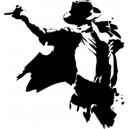 Sticker mural Michael Jackson