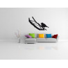 Sticker mural oiseaux sur la branche