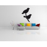 Sticker mural deux oiseaux