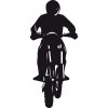 Sticker mural moto cross