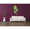 Sticker mural feuilles