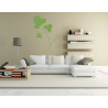 Sticker mural feuilles
