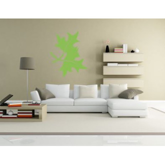 Sticker mural feuilles