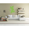 Sticker mural feuilles