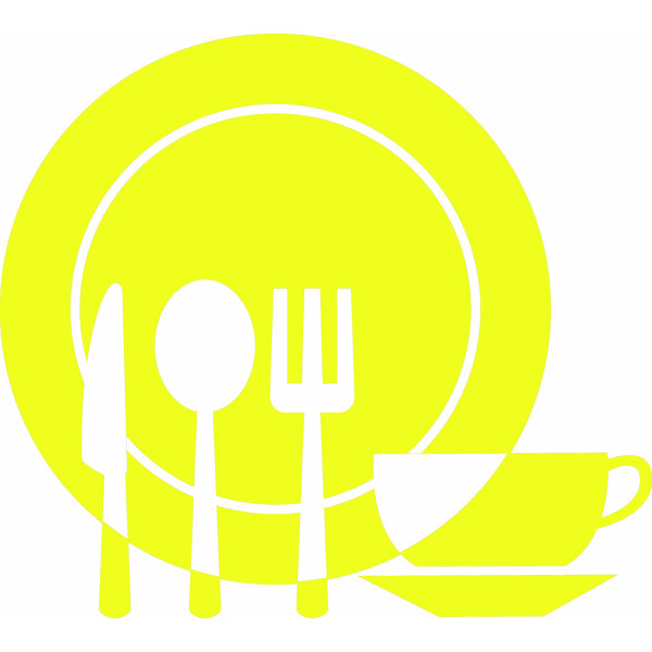 Sticker mural cuisine