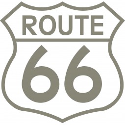 Sticker logo route 66