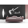 Sticker guitare rock