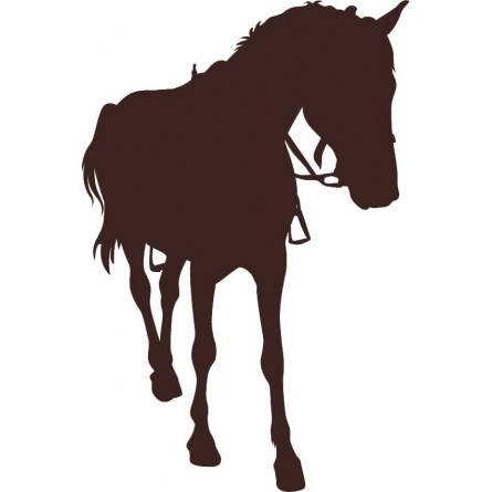 Sticker silhouette de cheval
