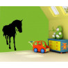 Sticker silhouette de cheval