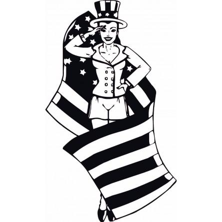 Sticker Miss América
