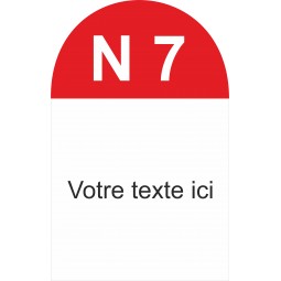 Sticker Route nationale 7