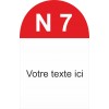 Sticker Route nationale 7