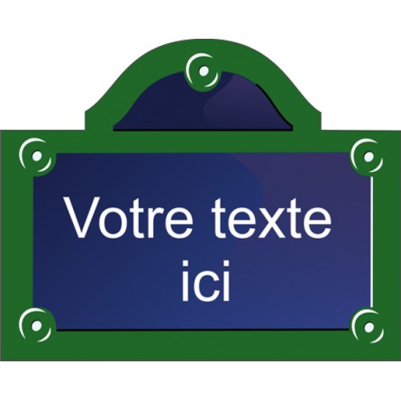 Sticker plaque de rue Paris