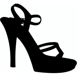 sticker vinyl autocollant chaussure femme