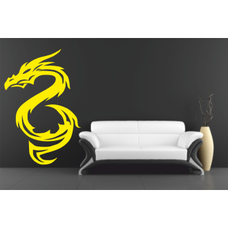 sticker autocollant dragon debout
