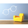 sticker decoration murale lunettes rondes