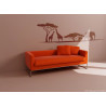 sticker decoration murale savane