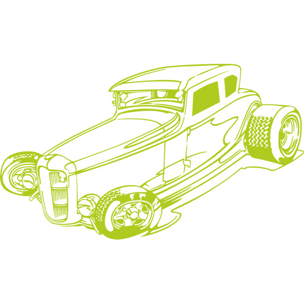 Sticker hot rod