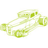 Sticker hot rod