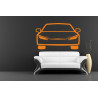 Sticker mural silhouette voiture 3