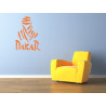sticker deco logo Dakar 2