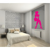 Sticker mural femme bikini