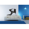Sticker autocollant mural danseuse