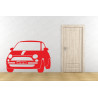 Sticker autocollant Fiat 500