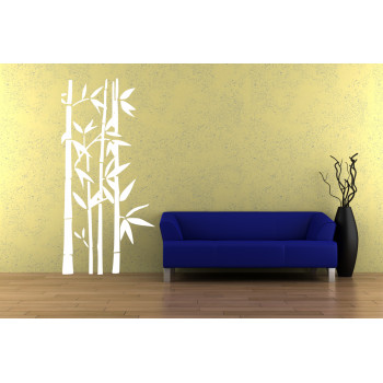 Sticker mural bambous