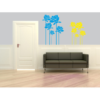 Sticker décoration murale les roses