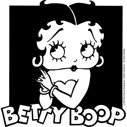 Sticker vinyl Betty Boop