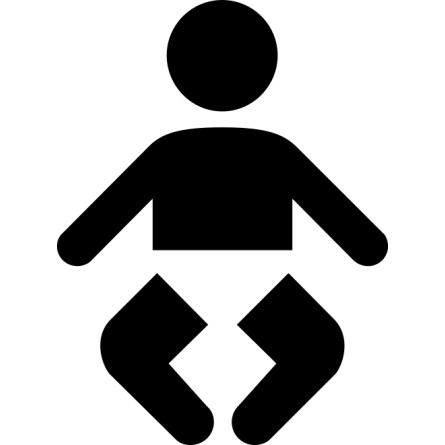 Sticker autocollant logo bébé