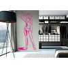 Sticker autocollant mural Pin Up 3