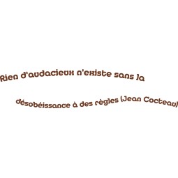 sticker phrase cocteau