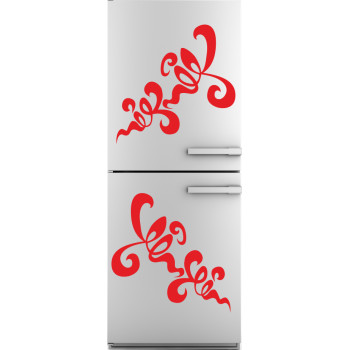 Sticker décoration volutes