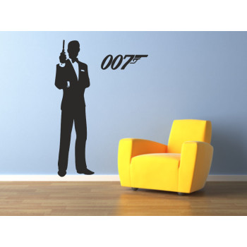 Sticker adhésif James Bond 007