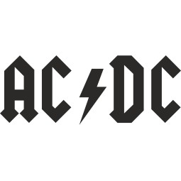 Sticker adhésif AC DC