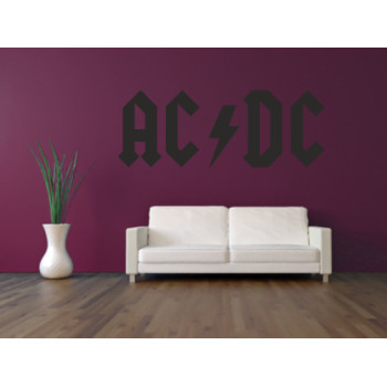 Sticker adhésif AC DC