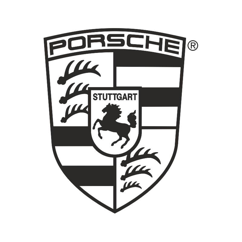 Sticker adhésif Logo Porsche