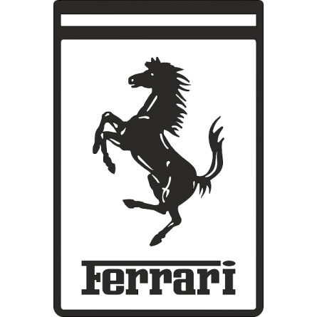 Sticker adhésif logo Ferrari