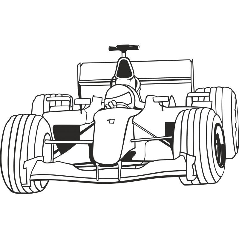 Sticker autocollant Formule 1