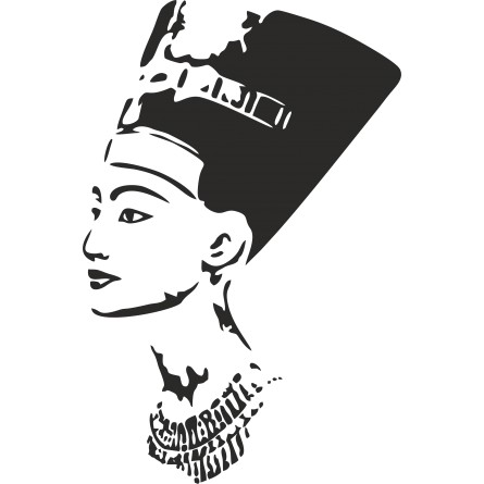 Sticker vinyl Nefertiti